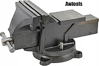 Тиски слесарные поворотные Awtools, 150 мм