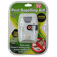 Отпугиватель насекомых Riooex Quad Pest Repellent с ночником и кнопкой