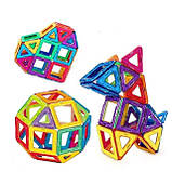 Магнітний конструктор-валіза Magic Magnet 120 деталей, Дитяча 3D головоломка для створення об'ємних моделей, фото 5