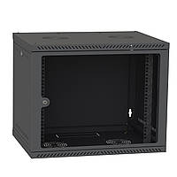 Серверный шкаф IPCOM СН-9U-060х060-ДС Черный Дверь стекло