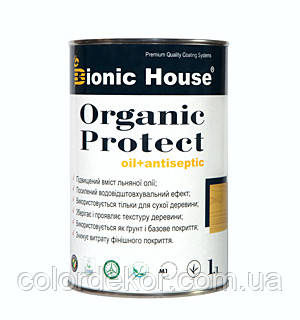 Защитная пропитка - антисептик для древесины ORGANIC PROTECT OIL BIONIC-HOUSE 1л - фото 1 - id-p368571880