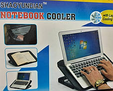 Підставка для Ноутбука з Охолодженням Shaoyndian Notebook Cooler, Охолоджувач для лептопа, фото 3