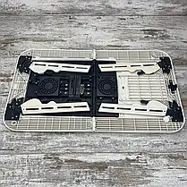 Столик Розкладний Універсальний для Ноутбука з Кулером E-Table, Охолоджувач для Лептопа, фото 6