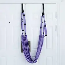 Гамак для Йоги Air Yoga Rope Фіолетовий для Спорту, Фітнесу, Полотно для Стречінгу Вдома, фото 5