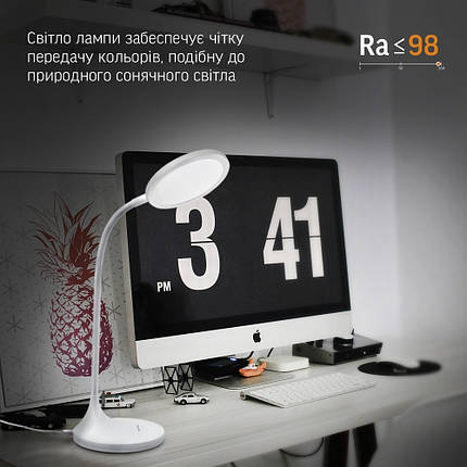 Лампа настільна DIGAD 1977, Акумуляторна світлодіодна лампа на стіл, Гнучка настільна лампа, фото 1