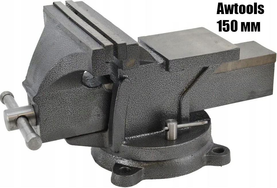 Лещата слюсарні поворотні середні Awtools, 150 мм, фото 1