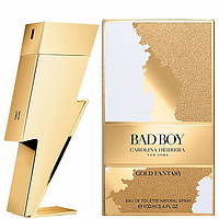 Туалетная вода Carolina Herrera Bad Boy Gold Fantasy для мужчин - edt 100 ml