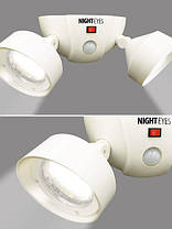 Вуличний світильник Cordless Night Eyes з датчиком руху, Бездротовий ліхтар на стіну, фото 3
