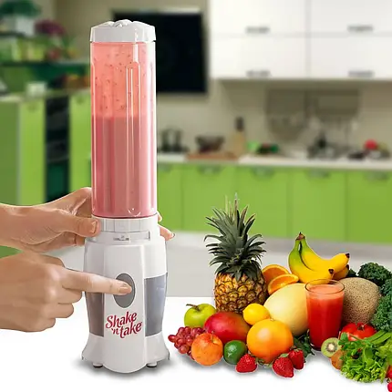 Блендер Shake N Take Великий, Шейкер для Коктейлів і Смузі, фото 1