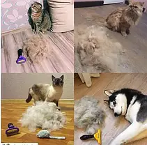 Щітка для грумінгу собак і котів FUBnimroat 4.5 см, Фурмінатор для тварин, фото 5