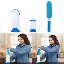 Щітка для видалення шерсті тварин Fur Wizard, Набір самоочисних щіток для видалення шерсті, фото 2