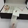 Жіночий Подарунковий Набір Ювелірних Виробів Disu. Кулон, Годинник, Браслет у Подарунковій Упаковці - W6, фото 6