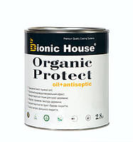 Защитная пропитка - антисептик для древесины ORGANIC PROTECT OIL BIONIC-HOUSE 2,8л