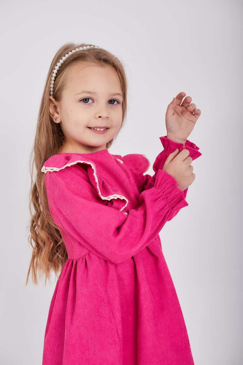 Сукня для дівчинки мікровельвет Амалія, розміри 92 по 116р.