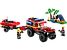 Конструктор Лего Сіті Пожежна машина з рятувальним катером Lego City 60412, фото 4