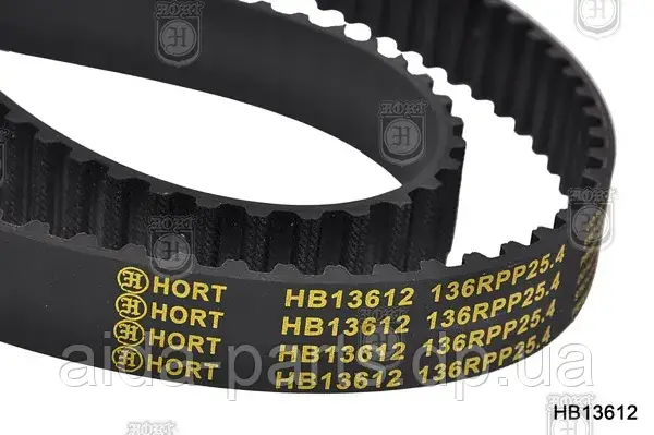 Ремінь ГРМ зубчастий (136 зубців) HB13612 (136х25,4) (HORT), 21124 1006040 (16 кл)