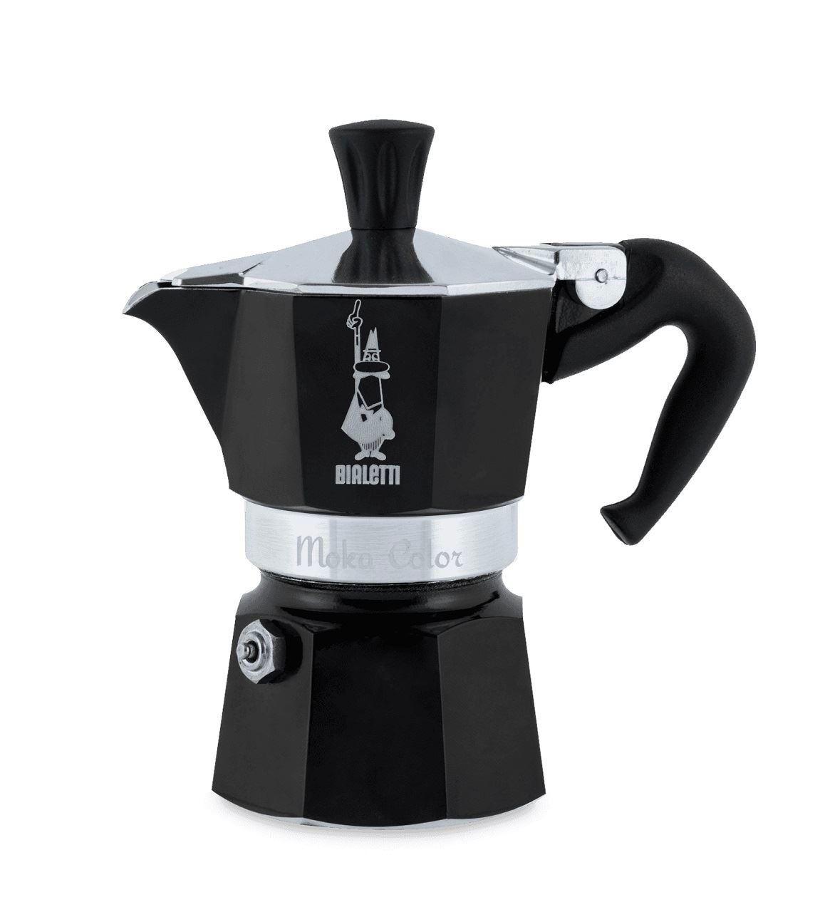 Гейзерна кавоварка Bialetti Moka Express Black (1 чашка - 60 мл)