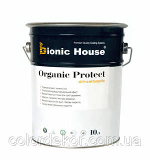 Захисне просочення — антисептик для деревини ORGANIC PROTECT OIL BIONIC-HOUSE 10 л