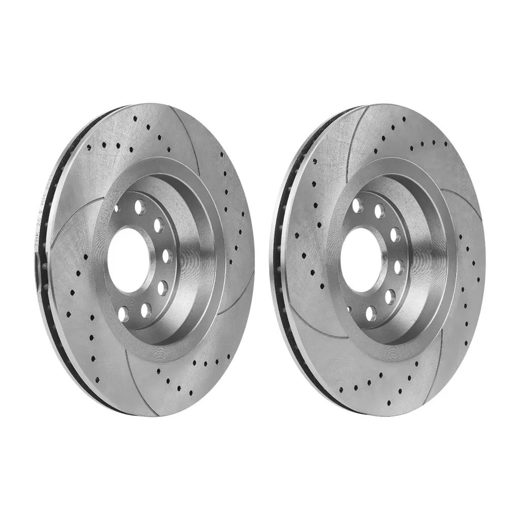 Диск гальмівний задній вентильований Tuning HORT Audi A3, Volkswagen Passat, Golf VI, VII, Skoda Superb, фото 1