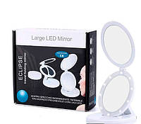 Зеркало Косметическое Large LED Mirror 5X с подсветкой