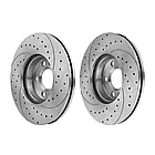 Диск гальмівний передній вентильований Tuning HORT Volkswagen Transporter IV, Ford Galaxy (HD8527), фото 3