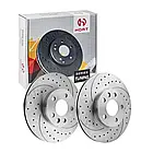Диск гальмівний передній вентильований Tuning HORT Volkswagen Transporter IV, Ford Galaxy (HD8527), фото 4