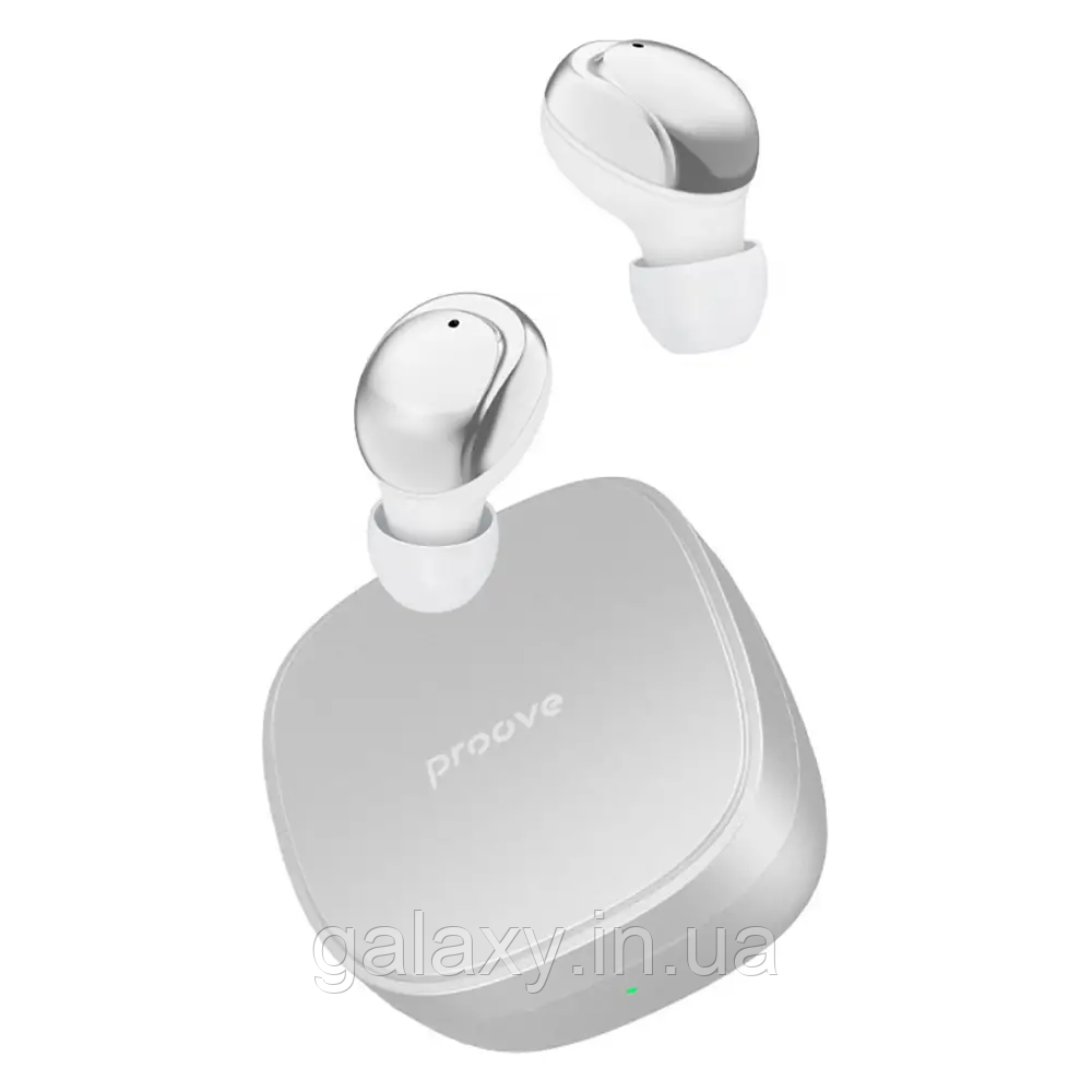 Навушники Proove Bluetooth гарнітура Charm TWS SILVER