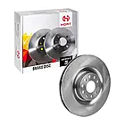Диск гальмівний передній вентильований HORT Audi A3, Seat Leon, Volkswagen Passat (HD8242), фото 4