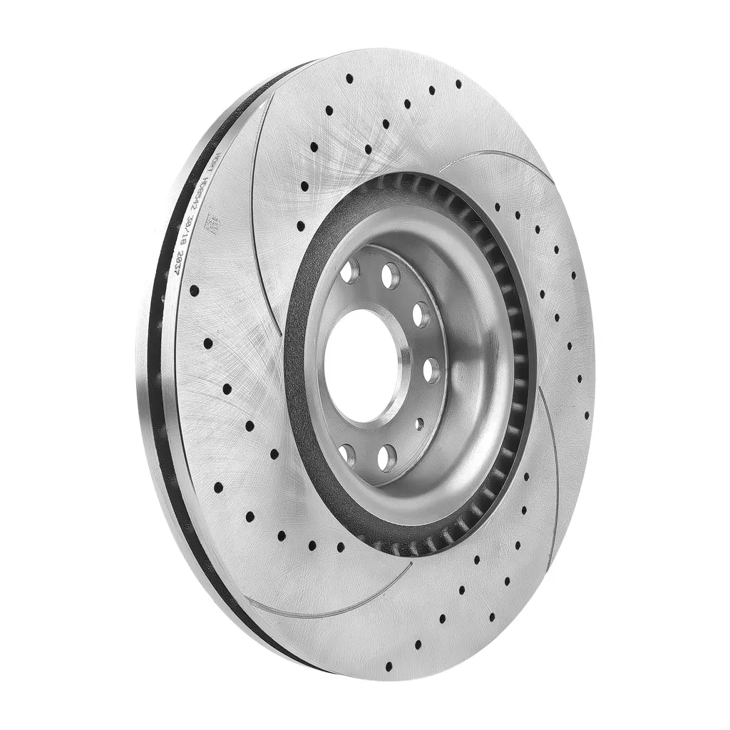 Диск гальмівний передній вентильований Tuning HORT Audi A3, Seat Leon, Volkswagen Passat (HD8542R), фото 1