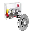 Диск гальмівний передній вентильований HORT Volkswagen Passat, Audi A6, Skoda Superb (HD8244), фото 4