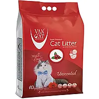 Наполнитель бентонитовый Bentas Van Cat Super Premium Unscented Классик 10 кг