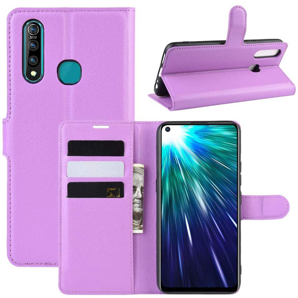 Чехол-книжка Litchie Wallet для Vivo Z5X / Z1 Pro Violet