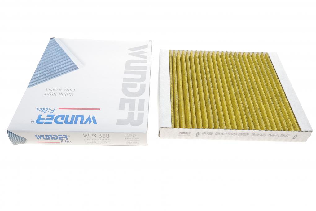 Фільтр салону Opel Astra K/Insignia B 15- (вугільний) WUNDER FILTER WPK 358 UA62