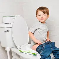 Горшок-Туалет для Вашего Ребенка Переносной Дорожный OXO Tot 2-in-1 Go Potty for Travel | Накладка на Унитаз