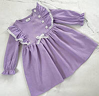 Платье для девочки микровельвет Амалия, размеры 92 по 116р.