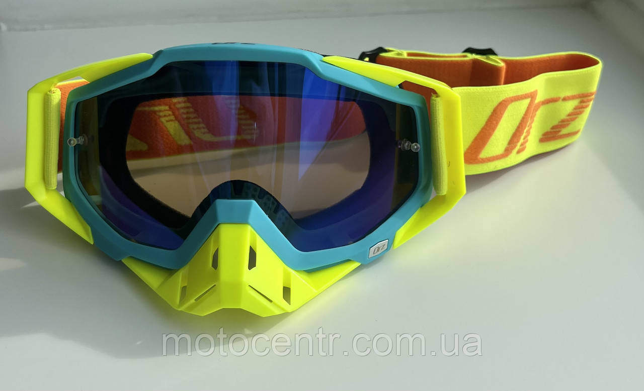 Мотоокуляри ORZ yelow-orange-blue