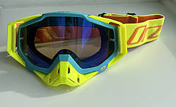 Мотоокуляри ORZ yelow-orange-blue