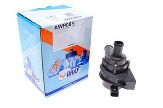 Насос системи охолодження (додатковий) Skoda Rapid/VW Jetta 11-/Passat 10-14/Touran/Golf 06- GRAF AWP008 UA62