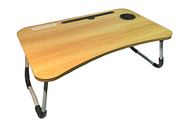 Складаний робочий стіл для ноутбука та планшета дерев'яний на 4 Usb
