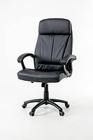 Кресло офисное Beaufor пластик механизм Tilt кожзам черный (Goodwin ТМ)