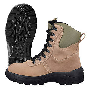 Берці "Кобра-євро", шкіряне взуття для військових, охоронців, мисливців, спецобвзуття робоче для чоловіків і жінок, фото 2