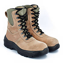 Берці "Кобра-євро", шкіряне взуття для військових, охоронців, мисливців, спецобвзуття робоче для чоловіків і жінок, фото 2