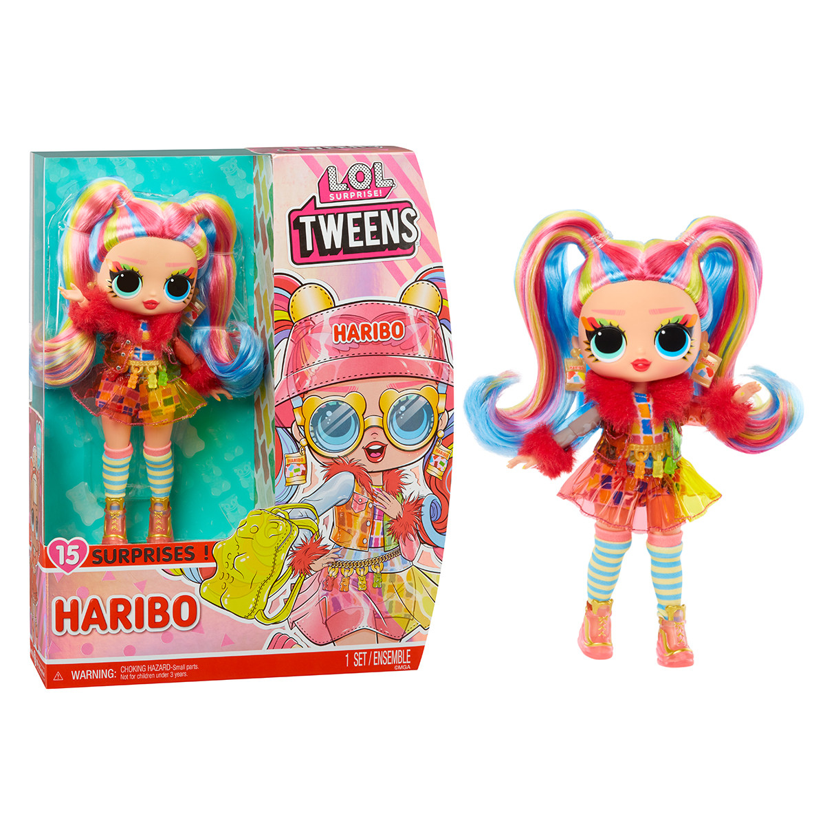 Ігровий набір LOL Surprise серії Tweens Loves Mini Sweets Haribo лялька ЛОЛ Харибо Холлі Хеппі 119920