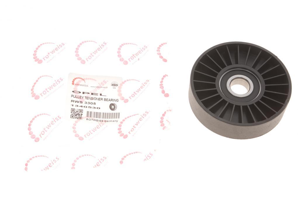 Ролик генератора Opel Omega/Vectra 2.0-2.2DTI/DI 96- (натяжний) ROTWEISS RWS3305 UA62