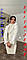 Дублянка жіноча екошкіра шкірозамінник білий колір Туреччина, фото 4