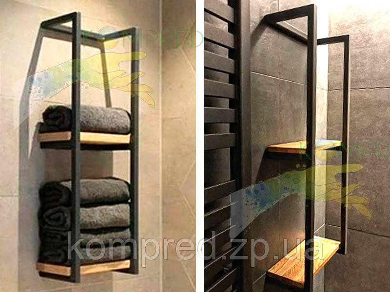 Полиця для рушників 350*180*600 Kompred OL081/4