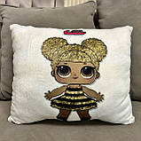 Подушка-нічник лялька LOL — світний декор у дитячу кімнату, подарунок для дівчинки №4, фото 2