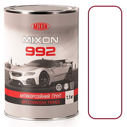 Грунт антикоррозійний Mixon 992 1.1кг білий, фото 1