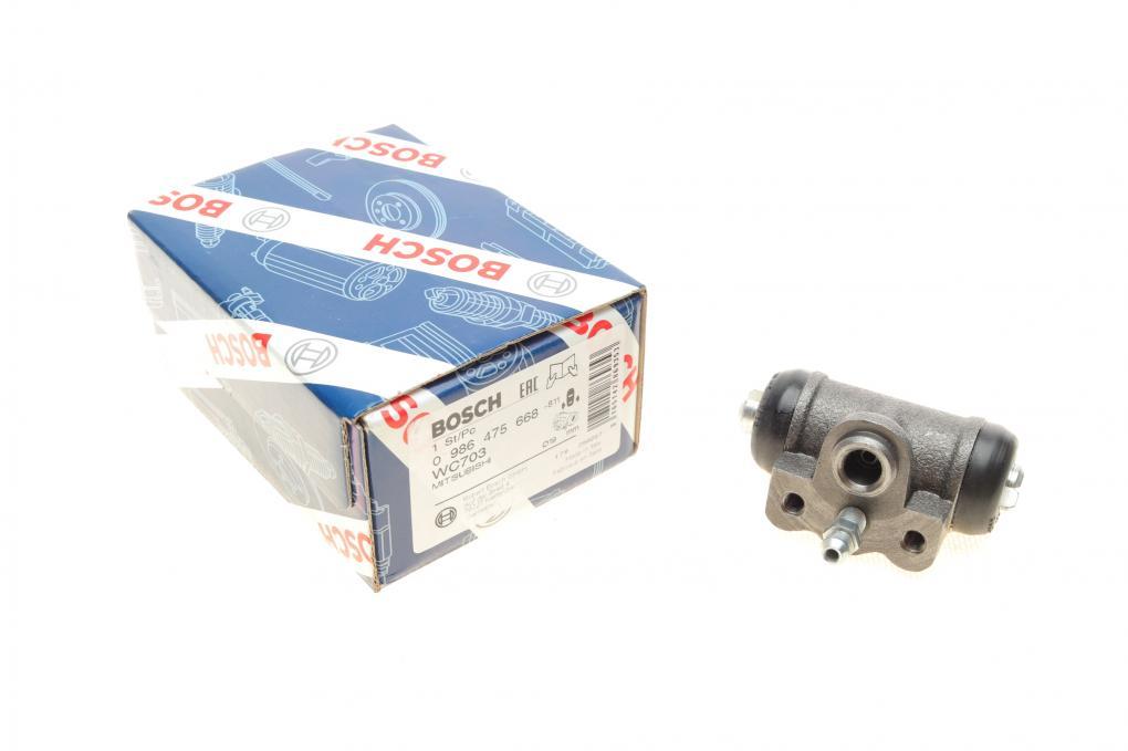 Циліндр гальмівний (задній) Mitsubishi Colt/Lancer 88-07 BOSCH 0 986 475 668 UA62, фото 1