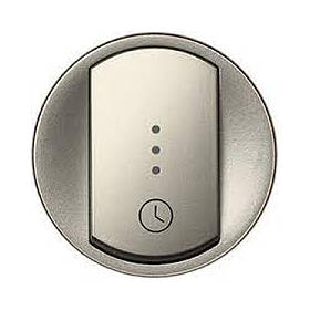 Лицеова панель 1-кл.вимикача з таймером Legrand Celiane титан 68337